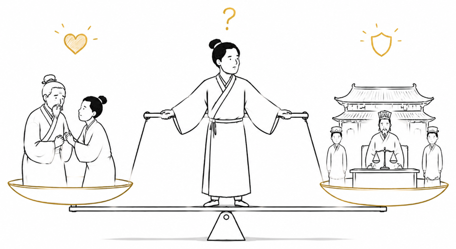 亲情伦理与公共法治的天平两难
